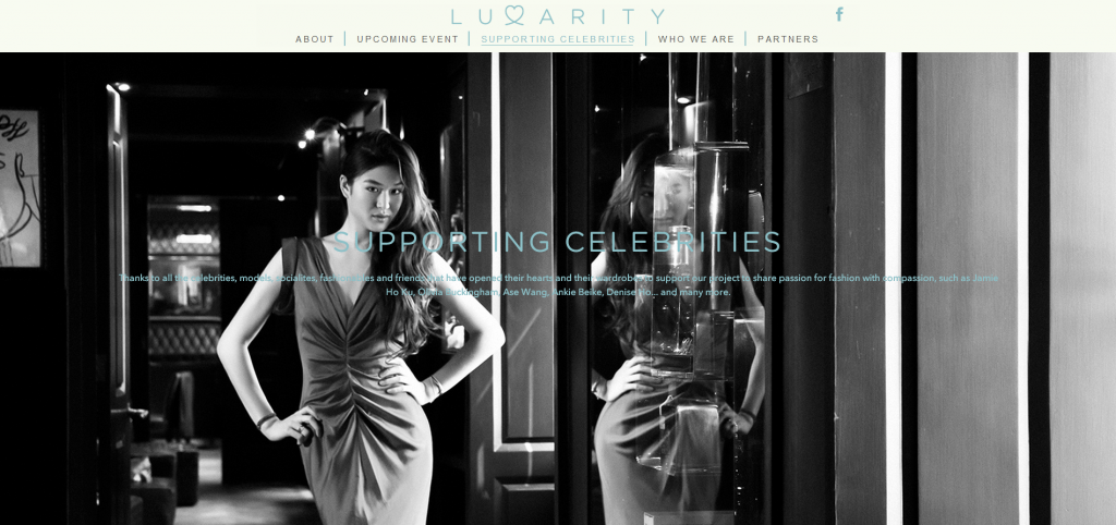 Luxarity home Supporting Celebrities